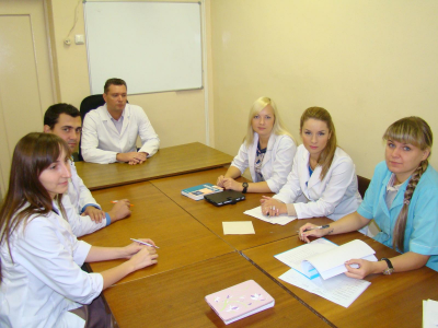 Занятия по психиатрии и наркологии с интернами и ординаторами ТГМА,  2012 г